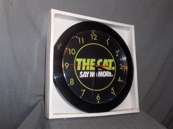 snowmobile vintage arctic cat say no more sled clock