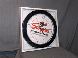 1968 scorpion sled clock VINTAGE