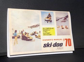 snowmobile vintage 1970 ski doo owners manual