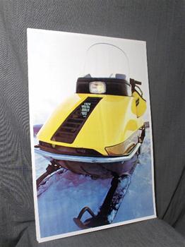 snowmobile vintage starcraft sled poster