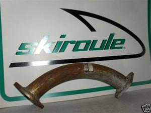 snowmobile vintage skiroule sled exhaust pipe 6072-0430