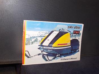 snowmobile vintage 1972 ski doo tnt rotax engine sled owners manual