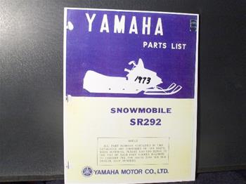 snowmobile vintage 1973 sr 292 sled parts manual