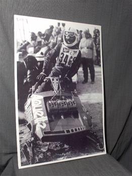 snowmobile vintage alouette super sachs 650 sled poster