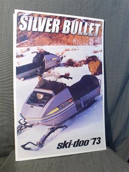 snowmobile vintage ski doo tnt silver bullet