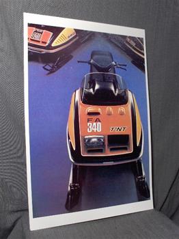 snowmobile vintage ski doo rotax tnt 440 sled poster