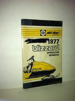 1977 BLIZZARD SS OWNER&#39;S MANUAL SNOWMOBILE VINTAGE ROTAX 454 BOMBARDIER SKIDOO