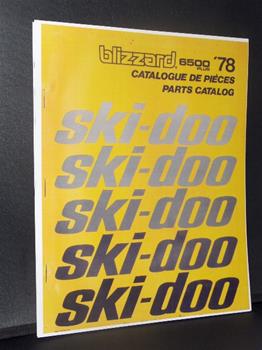 snowmobile vintage ski doo RV sled 1978 6500 parts manual rotax engine