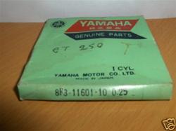 snowmobile vintage yamaha sled enginne piston ring 8f11601-100.25