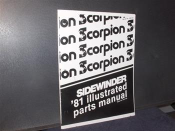 snowmobile vintage scorpion 1981 sidewinder book