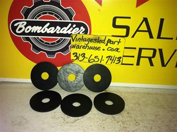 BOMBARDIER RUBBER WASHERS 570-1337-00 VINTAGE SNOWMOBILE SKI DOO RUBBER WASHERS 570-1337-00