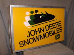 john deere dealer lighted sign
