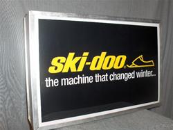 dealer sign ski doo the machine that changed winter