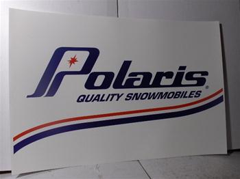 snownobile vintage polaris quality snowmobiles sleds dealer poster sign
