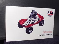 1970 rupp ruppster  tohatsu owners manual snowmobile vintage
