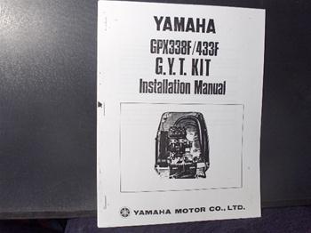 snowmobile vintage yamaha gpx sled g.y.t manual
