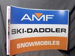 amf ski daddler dealer poster hirth sign