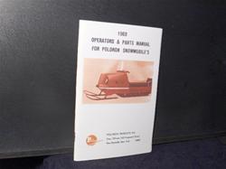 1969 poloron sled owners & parts manual