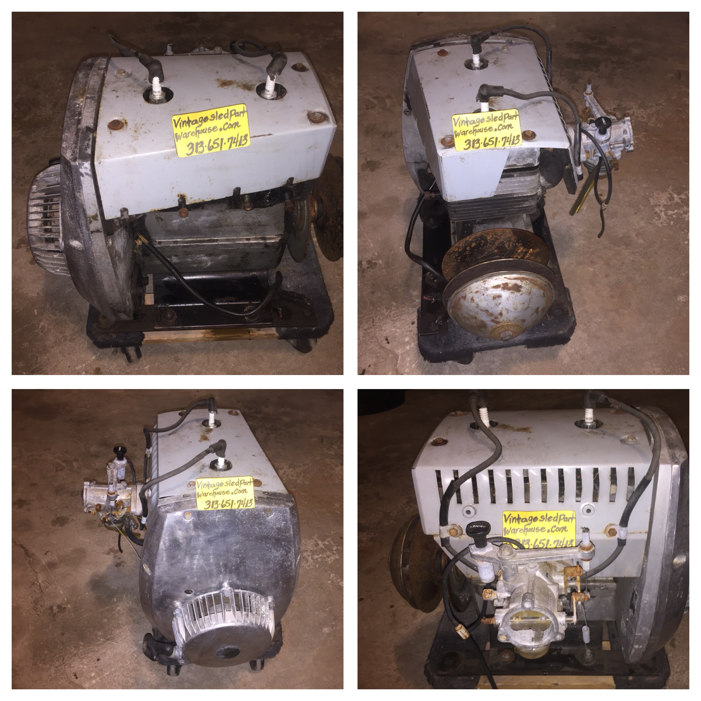 Hirth 634 Engine 171r Arctic Cat Puma Moto Ski Grand Prix Skiroule